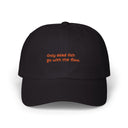 Only Dead Fish Go with the Flow – Classic Dad Cap