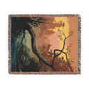 Crimson Dusk - Woven Blanket