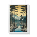 Whispering Forest - Framed Vertical Poster