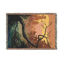 Crimson Dusk - Woven Blanket