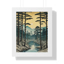 Whispering Forest - Framed Vertical Poster