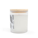 Vibrant Leaf Black - Frosted Glass Candle (11oz)