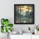 Whispering Forest - Framed Vertical Poster