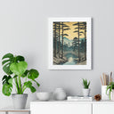 Whispering Forest - Framed Vertical Poster