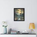 Whispering Forest - Framed Vertical Poster