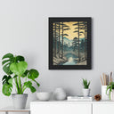 Whispering Forest - Framed Vertical Poster