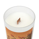 Crimson Dusk - Frosted Glass Candle (11oz)