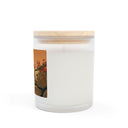 Crimson Dusk - Frosted Glass Candle (11oz)