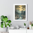 Whispering Forest - Framed Vertical Poster