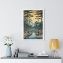 Whispering Forest - Framed Vertical Poster