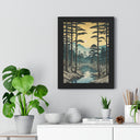 Whispering Forest - Framed Vertical Poster