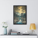 Whispering Forest - Framed Vertical Poster