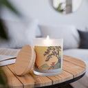 Golden Stillness - Frosted Glass Candle (11oz)