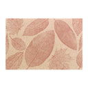 Leaf Imprint Pastel Pink - Doormat