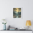 Whispering Forest - Framed Vertical Poster